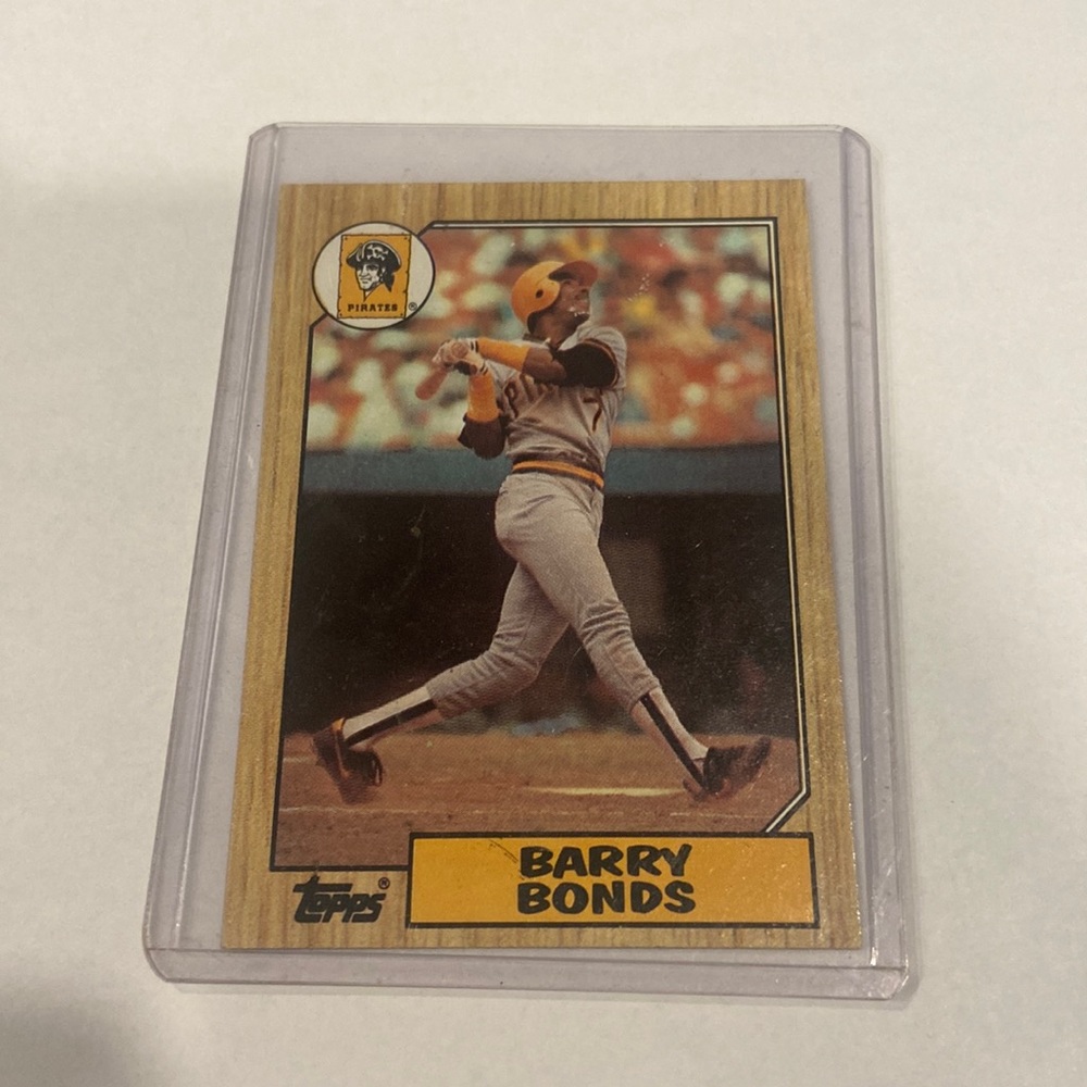 1987 Topps Barry Bonds Baseball Card #320